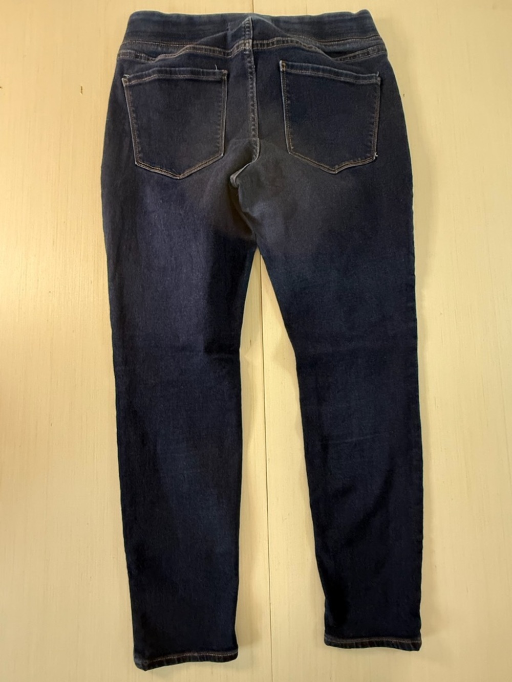 Old Navy Rockstar Jeggings Women's 12 Petite Dark Wash Pull On Skinny Jeans